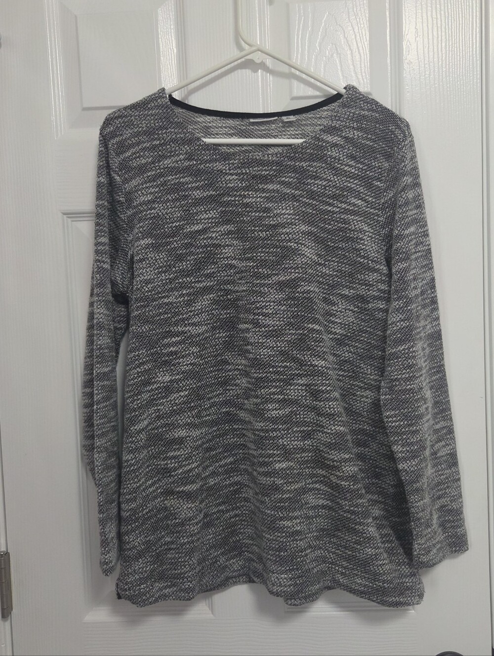 Croft & Barrow Marled Knit Space Dye Long Sleeve Pullover Cozy Sweater XL